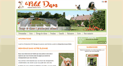 Desktop Screenshot of elevage-pension-dupetitdan.fr